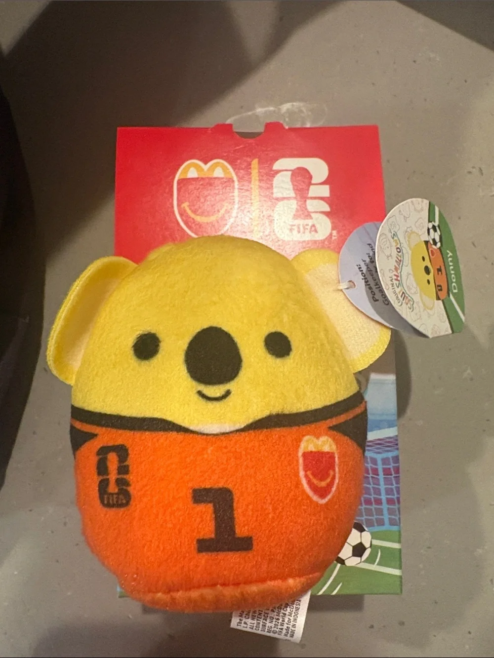 McDonald’s 2026 FIFA World Cup Donny Koala #17 Mini Squishmallow Toy